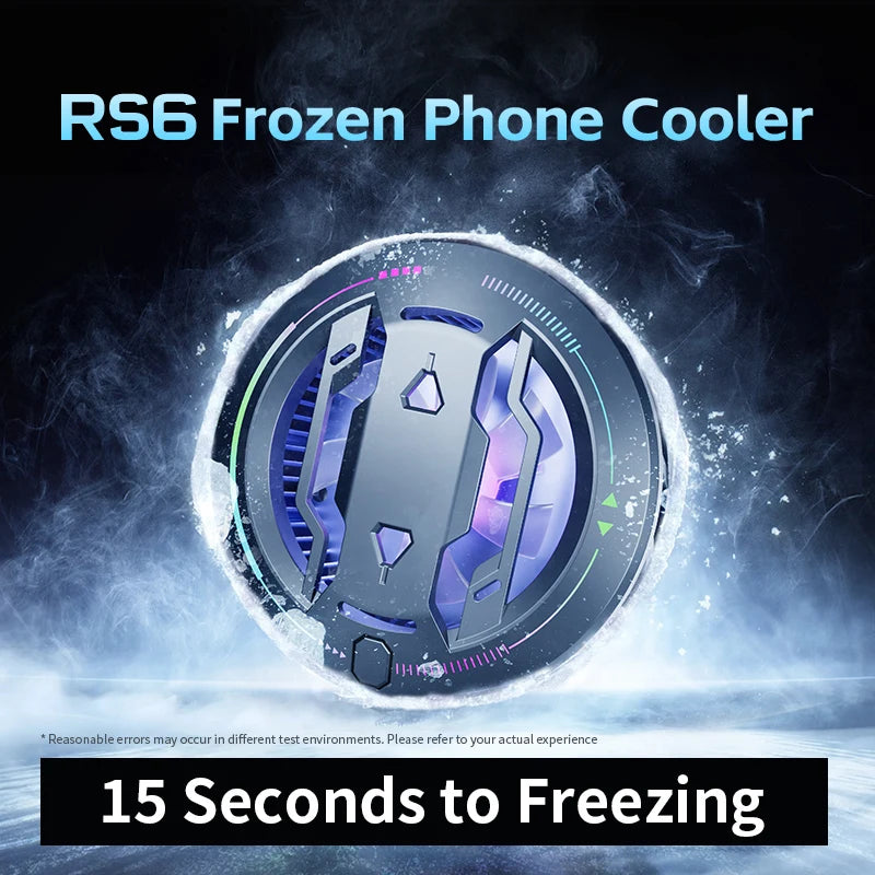 RS6 RGB Magnetic Phone Cooler – Fast Semiconductor Cooling for Mobile & Tablet
