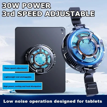 CX05 3-Speed Tablet Cooling Fan – Semiconductor Radiator for iPad & Android