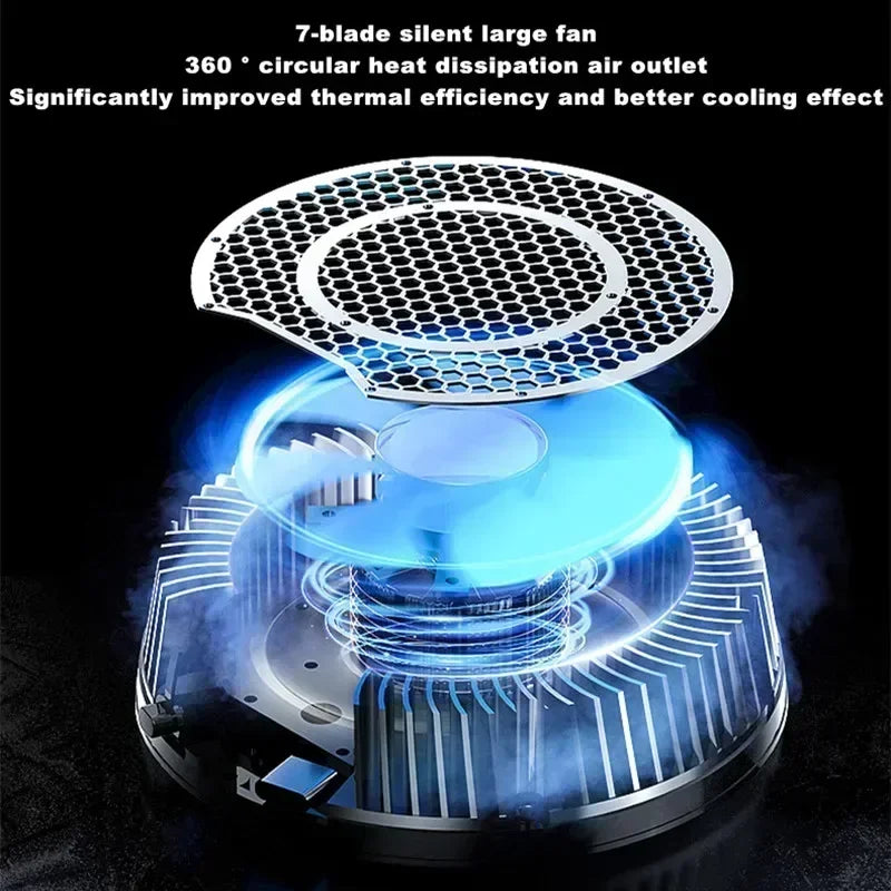 CX05 3-Speed Tablet Cooling Fan – Semiconductor Radiator for iPad & Android